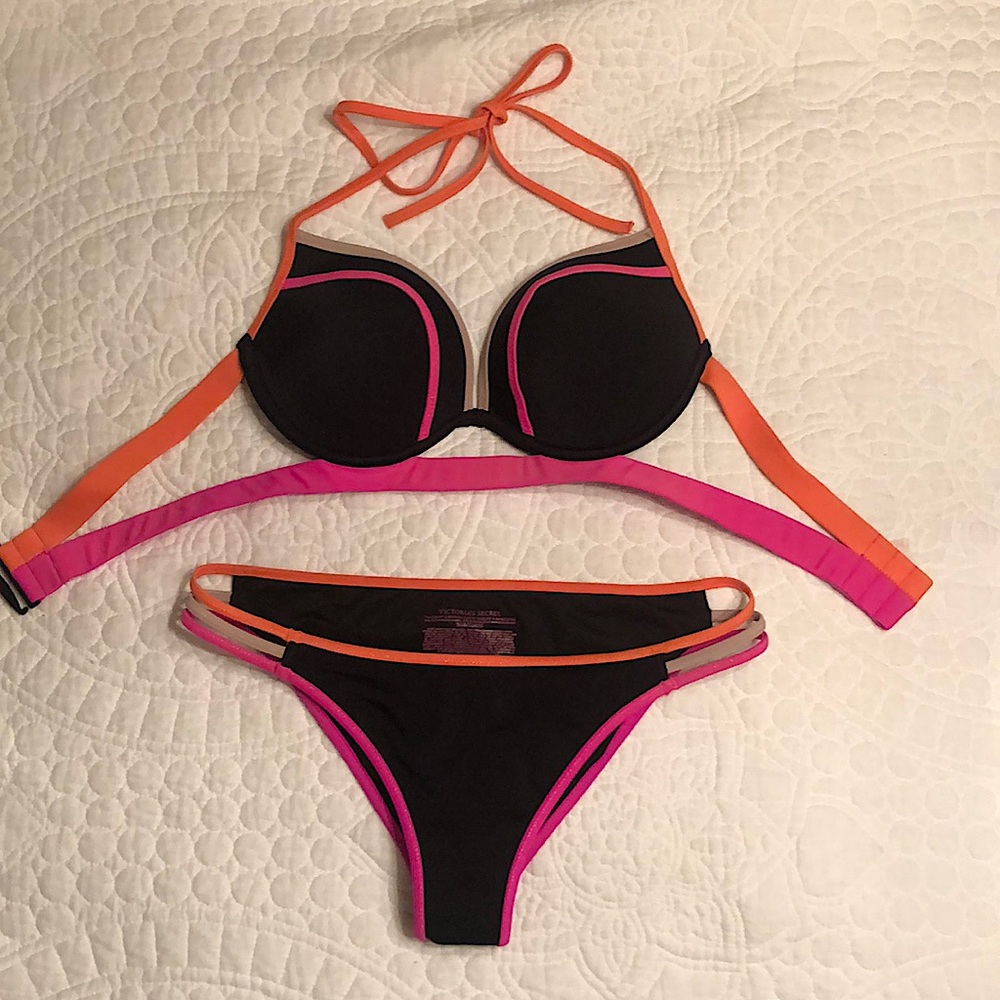 Victoria Secret Black Bikini 34C/Medium